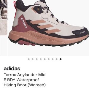 Adidas Terrex Anylander Mid R.RDY Women's Hiking Boot - Cream and Brown